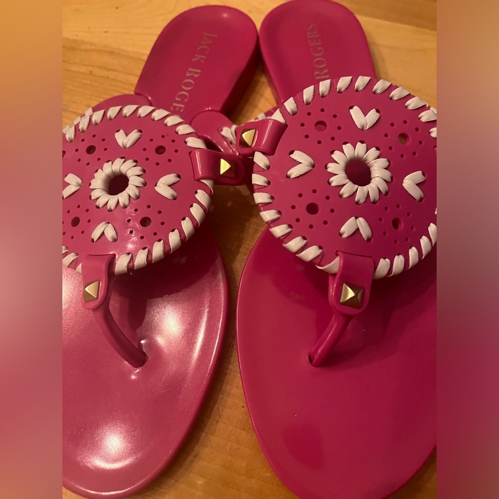 Jack Rogers Hot Pink Jelly Sandals